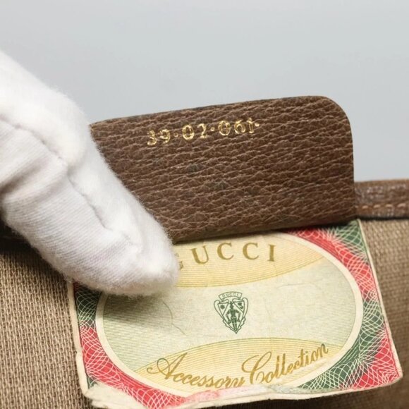 GUCCI GG Supreme Tote Bag PVC Beige Gold 39 02 061 Auth ep9449 - Picture 10 of 16